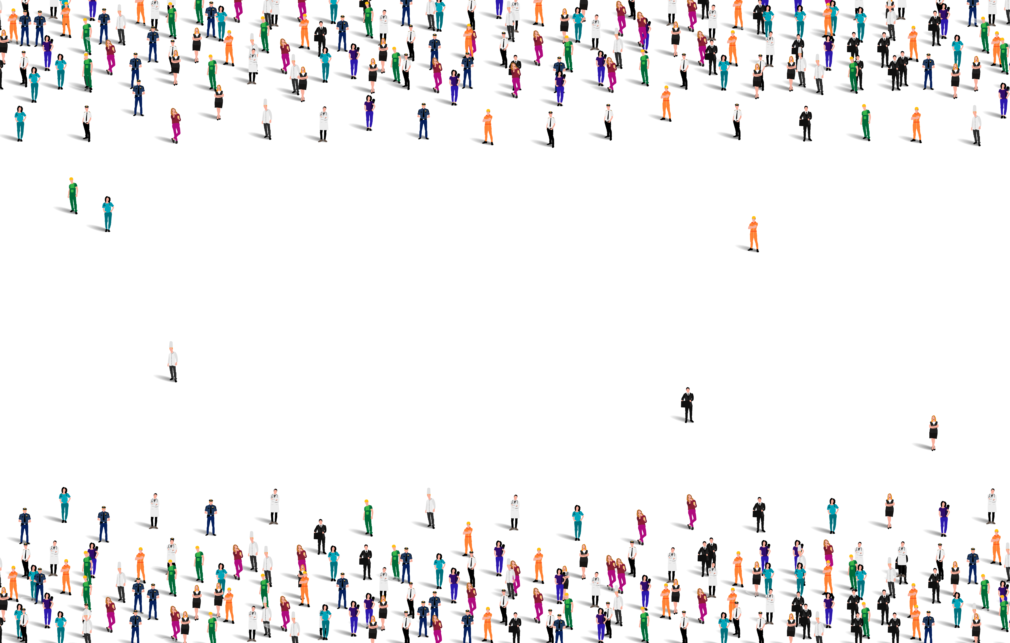 Photo of rows of books in a library with marble busts.